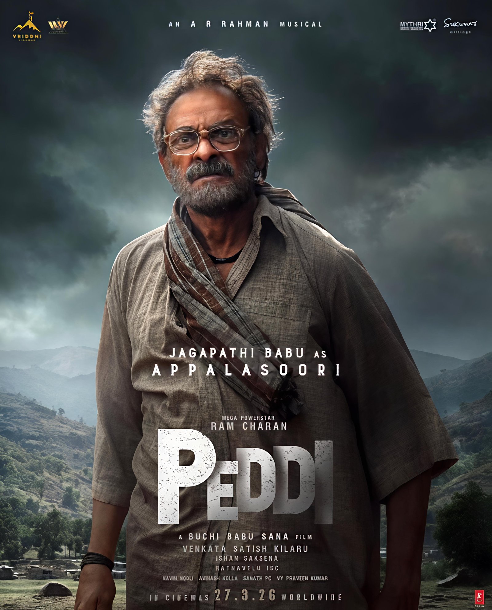 #PEDDI : ‘పెద్ది’లో అపలసూరిగా జగపతిబాబు